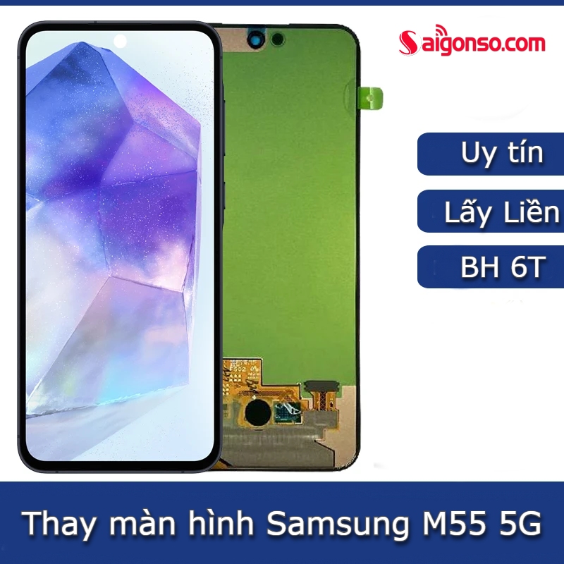 thay màn hình samsung M55